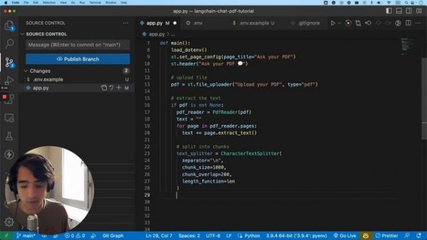 Langchain PDF App (GUI) | Create a ChatGPT For Your PDF in Python