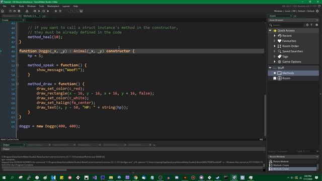 Struct Inheritance - Object Oriented Programming in GameMaker смотреть онлайн