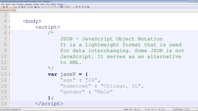 Introduction to JSON смотреть онлайн