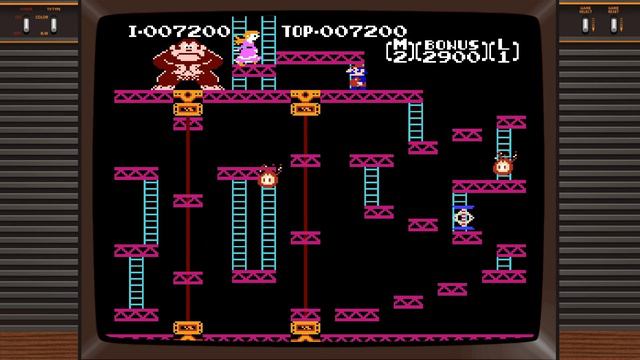 DONKEY KONG (1981) (Famicom - NES - Dendy - 8 Bit) ПОЛНОЕ ПРОХОЖДЕНИЕ (Complete Walkthrough).