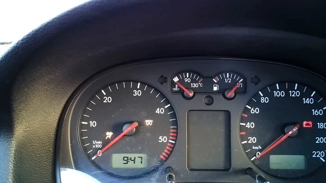 VW BORA ALH 90 HP bad start at - 14 degrees смотреть онлайн