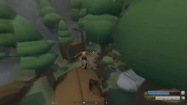 Как играть ? В Roark's Attack On Titan Fan Game .