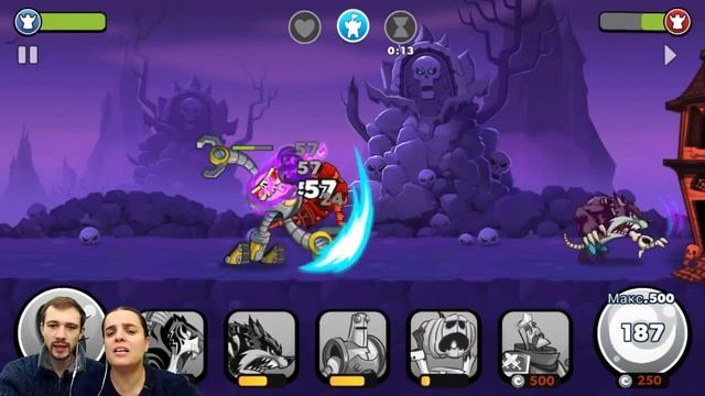 Болтушка и ПРоХоДиМеЦ Побеждают всех Отрядом ПОДПИСЧИКОВ! #199 - игра Tower Conquest смотреть онлайн