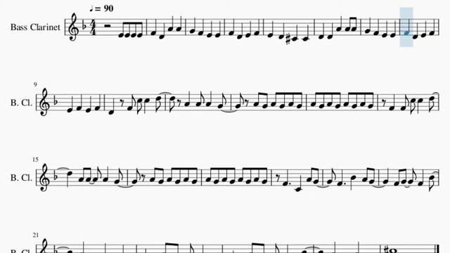 SUPER EASY Bass Clarinet Sheet Music: How to play Toxic by BoyWithUke смотреть онлайн