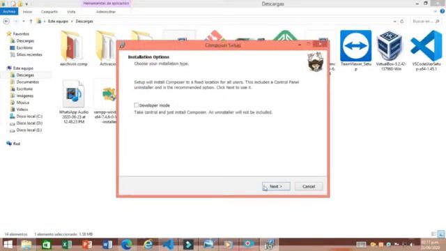 Como instalar el composer y git смотреть онлайн