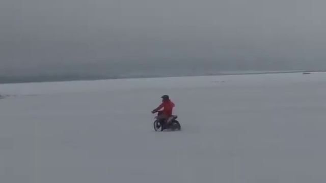 BSE Z1 зимой в поле. смотреть онлайн