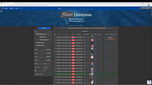 HOW TO USE CSGOFLOAT DATABASE TO FIND ANY SKIN YOU WANT! смотреть онлайн