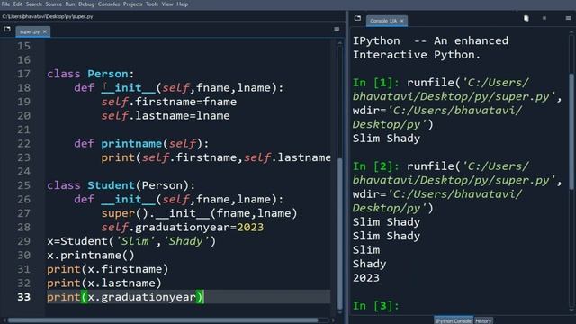 What is super() Function in Python | Inheritance смотреть онлайн