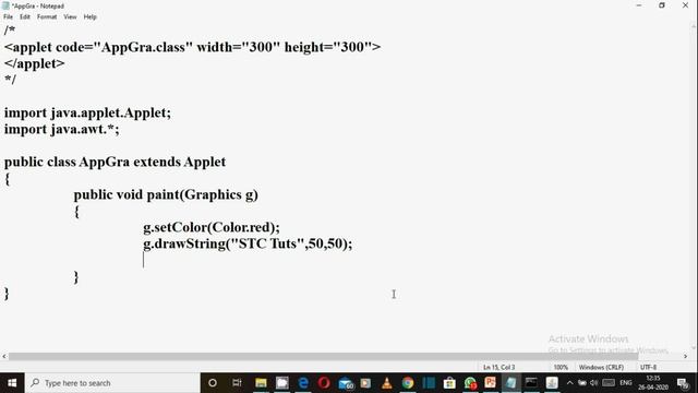 Applet Graphics Program in Java (हिंदी में) смотреть онлайн