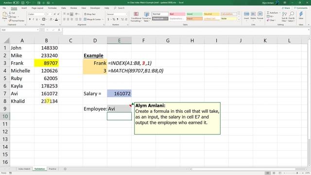 Using INDEX and MATCH to lookup data and using COUNTIF and COUNTIFS to Count data. смотреть онлайн