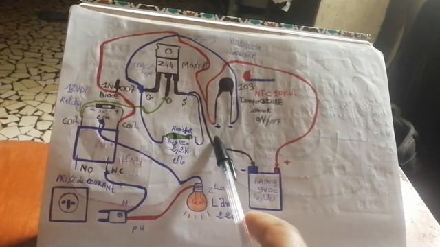 résistance NTC10K ohms avec transistor MOSFET смотреть онлайн