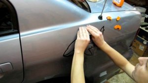 Как клеить виниловую наклейку - мокрый способ