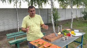 СЁМГА на ГРИЛЕ. Как приготовить СОЧНУЮ СЁМГУ. Моё Мнение ENG SUB #рыба #семга #гриль #еда #рецепт