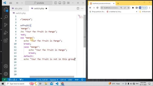 Switch In PHP In Hindi | PHP Switch In Hindi | Switch Statement In PHP | PHP Tutorial In Hindi смотреть онлайн