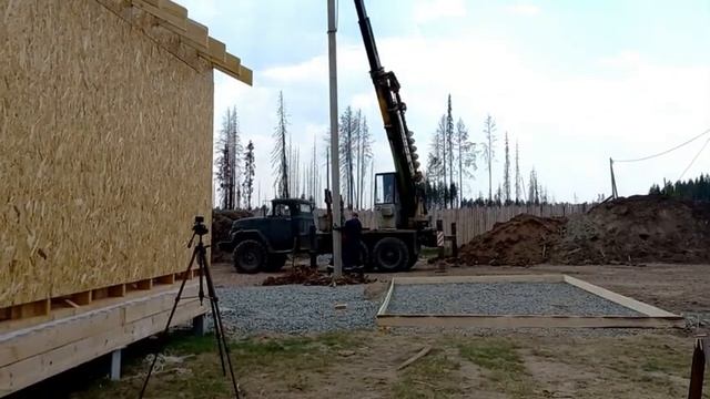 Электрический столб с умным счетчиком поставили нам на участке смотреть онлайн