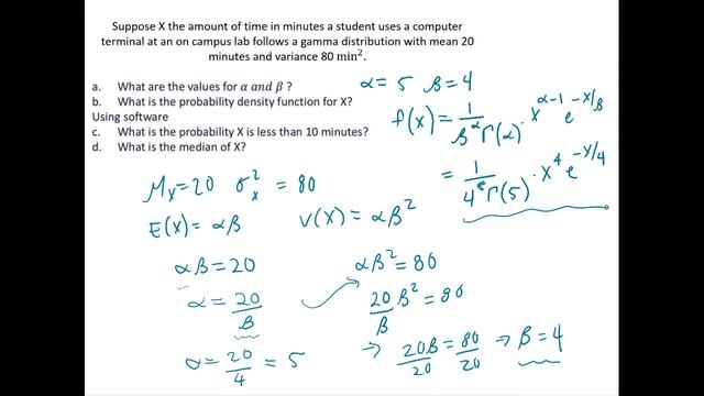 Calculating Probabilities and Percentiles for a Gamma Distribution Using R смотреть онлайн