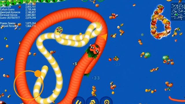 Worms Zone Magic Super Trap - Review skin invincible earthworms - Game of earthworms смотреть онлайн
