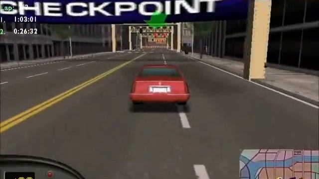 Midtown Madness Walkthrough Circuit Race 1 The Litter Loop смотреть онлайн