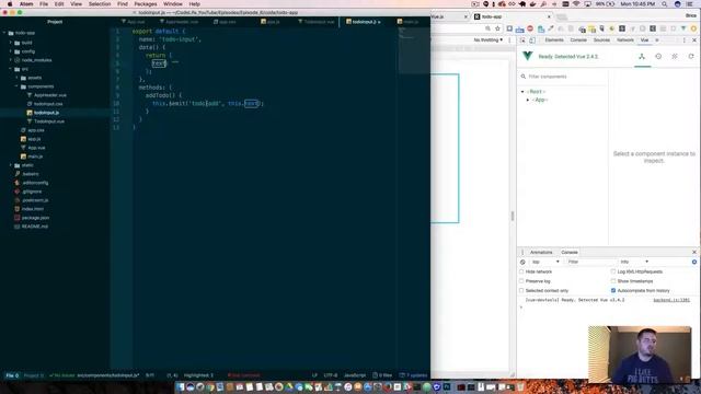 Part 3 - Vue.js Tutorial - Build a Todo App with Vue.js смотреть онлайн