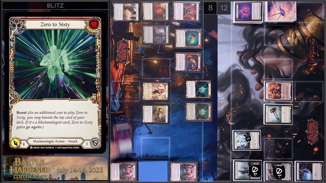 Twist of Fate. Dash vs Valda Brightaxe. Blitz Gameplay - Flesh and Blood TCG смотреть онлайн
