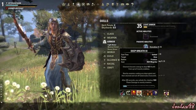 The Elder Scrolls Online Magic DPS Dragon Knight PvP/PvE Build Gameplay Guide смотреть онлайн