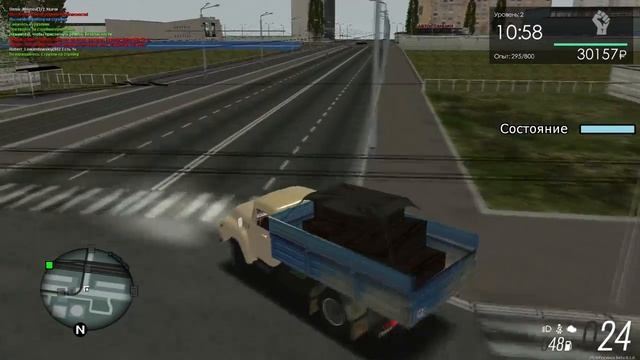 ПОДАРИЛИ ДЕНЬГИ! ПЕРЕВОЗИМ СТРОЙМАТЕРИАЛЫ | MTA PROVINCE смотреть онлайн