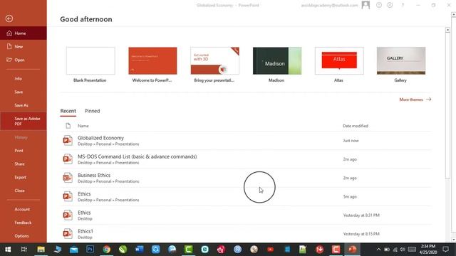 Saving Microsoft PowerPoint Presentation as PDF File смотреть онлайн