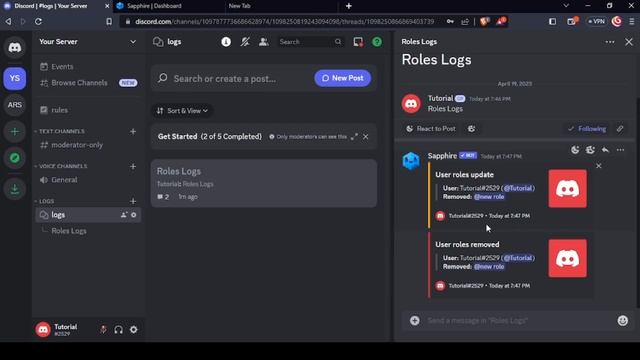 How To Make A Forum Logging Channel In Discord! | Sapphire Bot #discord #discordtips смотреть онлайн