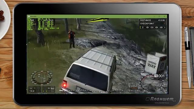 MotorM4X: Offroad Extreme / TabletPC GOLE1 game testing Intel z8300 смотреть онлайн