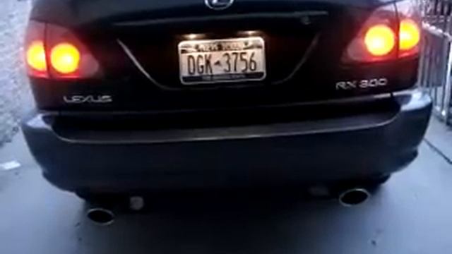 LEXUS RX 300 DUAL EXHAUST
