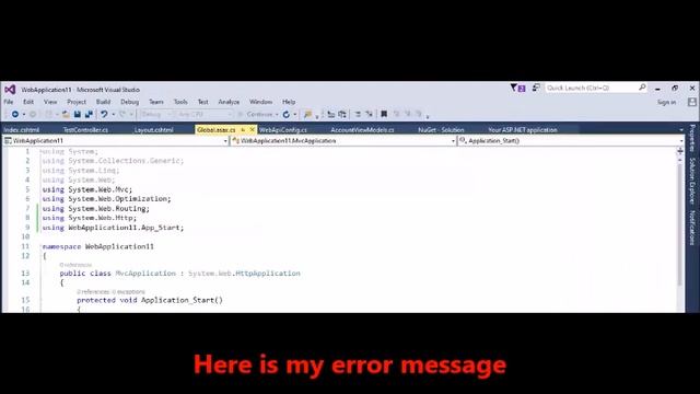 MVC - WebApiConfing - Controller not called - Fix Error - The resource cannot be found смотреть онлайн