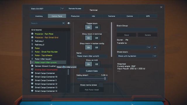 Space Engineers: A very good chain that spools - hinge chain смотреть онлайн