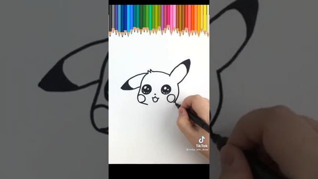 как нарисовать Пикачу смотреть онлайн