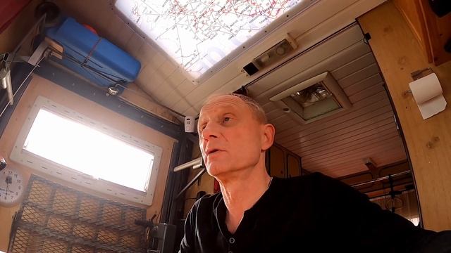 15.На кемпере . Встретил столб освещения. Дороги Германии до Ульма. смотреть онлайн