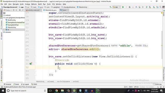 Android Shared Preferences Database(User Side) смотреть онлайн