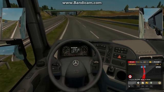 PIĘKNY MERCEDES :D!! #2 [S2] - Euro Truck Simulator 2 смотреть онлайн