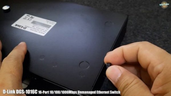D-Link DGS-1016C 16-Port 10/100/1000Mbps Unmanaged Ethernet Switch | UNBOXING