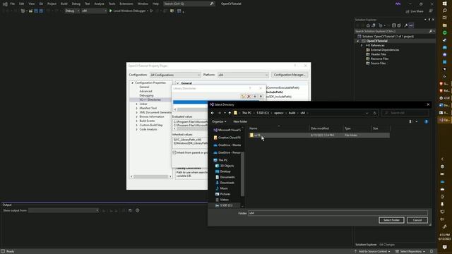 Installing and Configuring OpenCV for Visual Studio 2022 смотреть онлайн