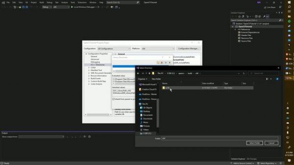 Installing and Configuring OpenCV for Visual Studio 2022