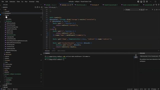 Mdhpos x Ecommerce 6 | Redirect Route Menggunakan Middleware смотреть онлайн
