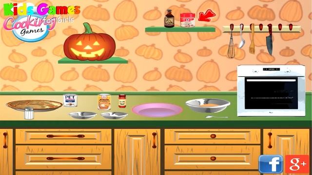 Pumpkin Pie. Cooking games for girls. смотреть онлайн