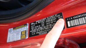 WHERE IS THE PAINT CODE ON KIA RIO. PAINT NAME CODE LOCATION