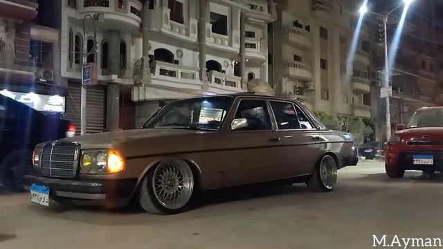 Mercedes Benz w123 AMG with an Air Suspension tunned in Mansoura - Egyptian cars смотреть онлайн