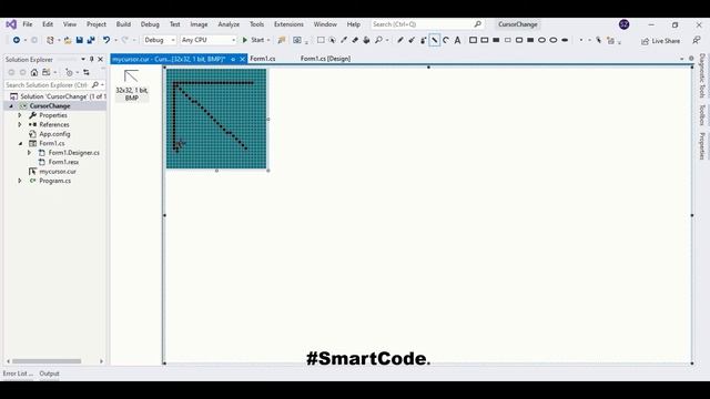 How to set cursor icon in C# Windows Form | C# Windows Form tuturial смотреть онлайн