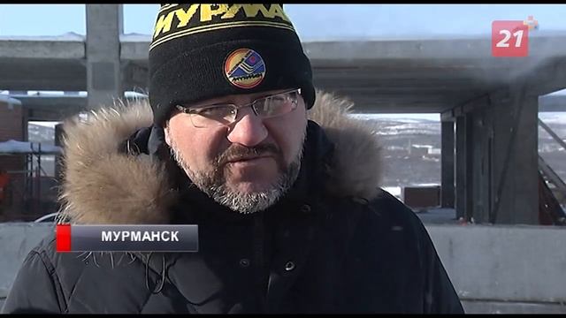 В Мурманске на Достоевского идет строительство детского сада смотреть онлайн