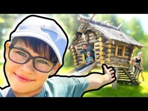 ПЕРЕЕХАЛИ в Охотничий Дом! Выживаем в лесу