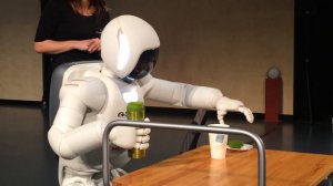 All new Asimo robot demonstration