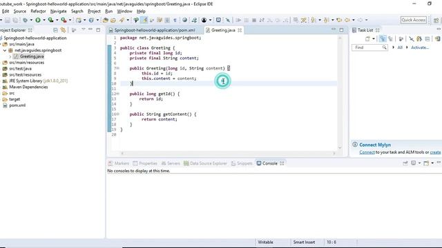 Spring Boot 2 Hello World Example - Building a RESTful Web Service смотреть онлайн