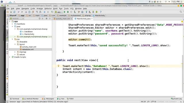 119 Android Studio SharedPreferences смотреть онлайн