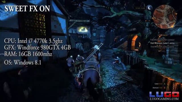 The Witcher 3 Max Settings @ 60FPS W/ SweetFX By PowerPlay